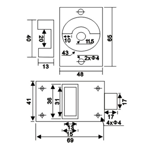 Toilet Door Lock With Indicator