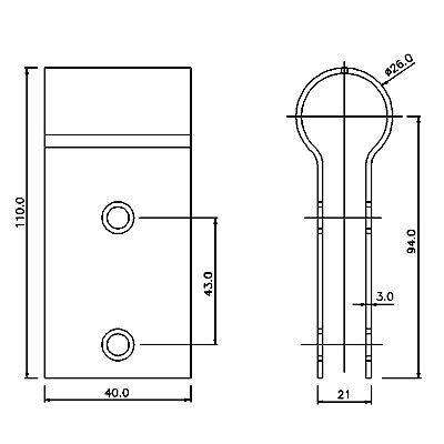 Glass Partition Clips