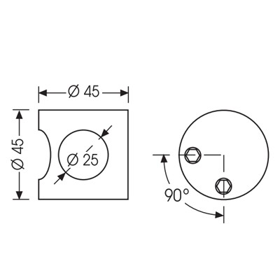 Fixed Glass Partition Fittings