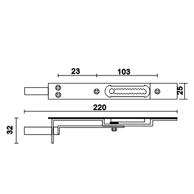 Spülbolzen Hardware