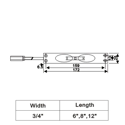 Door Flush Bolt