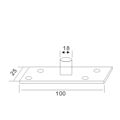 Center Pivot Hinge Cabinet