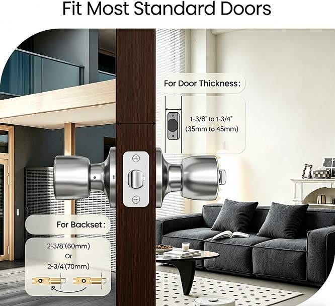 Keyed Entry Door Knobs