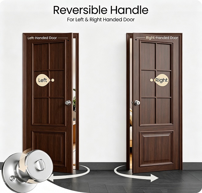 Bathroom Door Knob