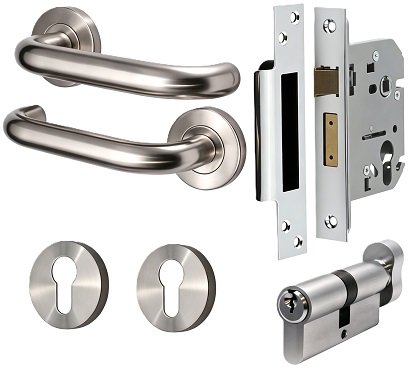 Stainless Steel 304 Lever Handle On Rose 1000 Series Overview