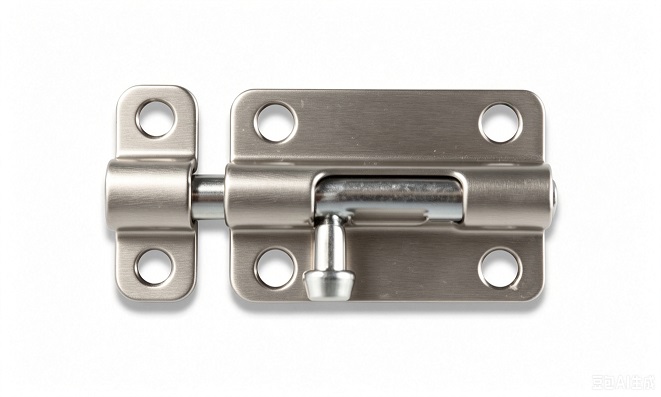 WingsTec Compact Rounded Satin Barrel Bolt Latch