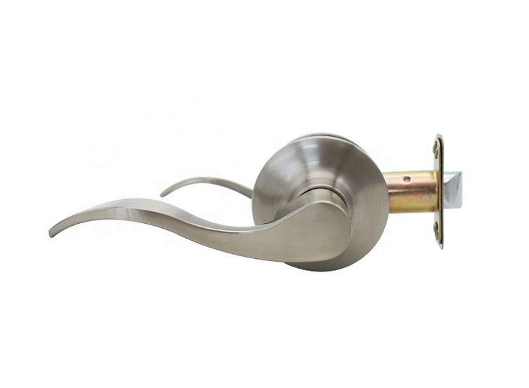 Modern Residential Tubular Passage Wave Door Lever