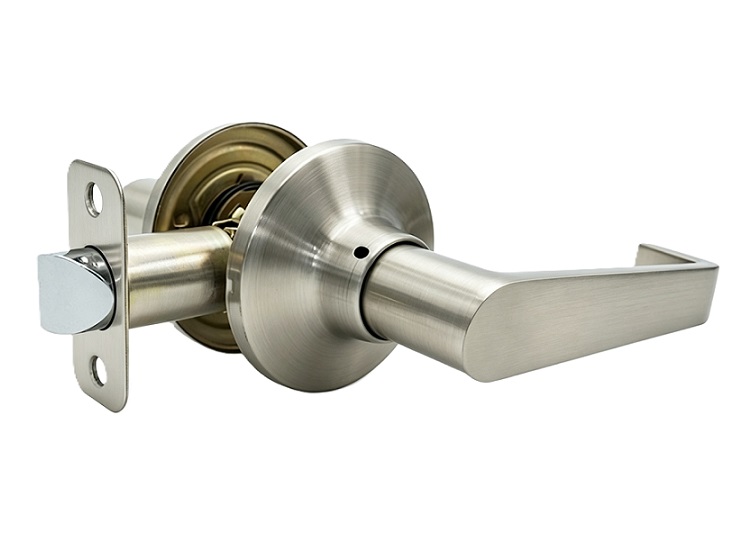 Modern Residential Tubular Passage L-Shape Door Lever