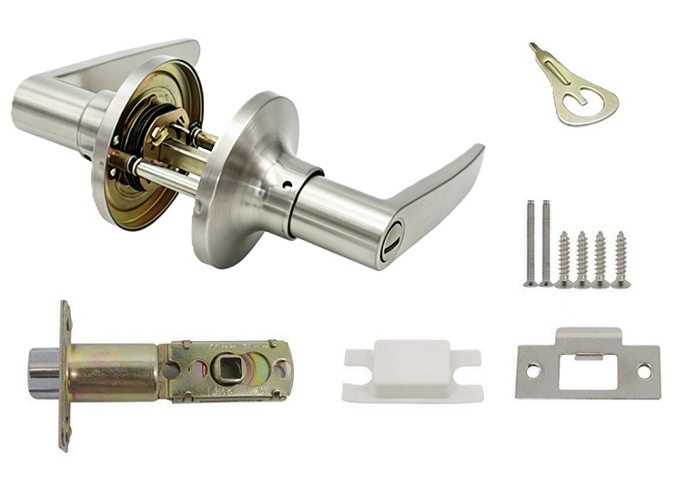 Wholesale Residential Tubular Privacy Slipped Door Lever