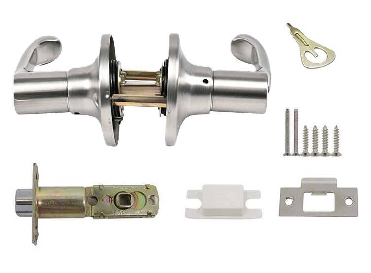 Affordable Residential Tubular Slipped Passage Door Lever