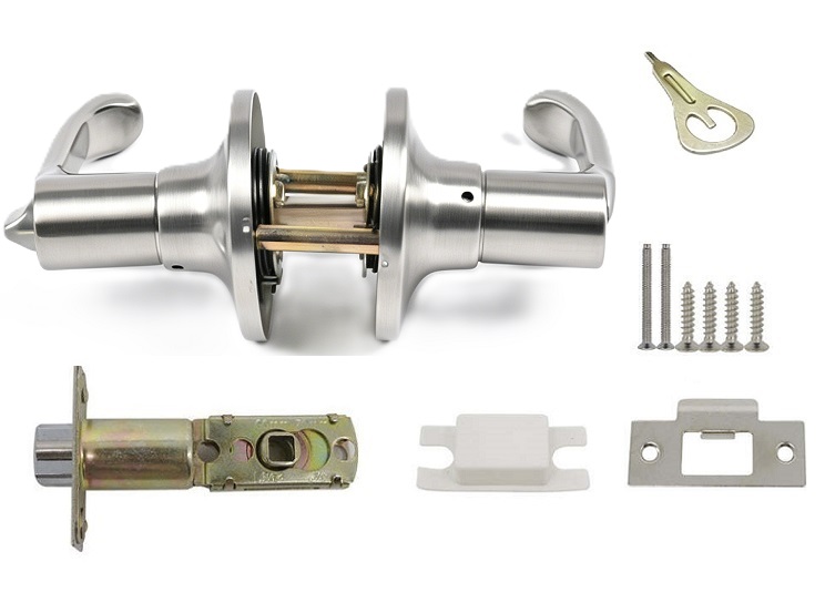 Affordable Residential Tubular Slipped Privacy Door Lever