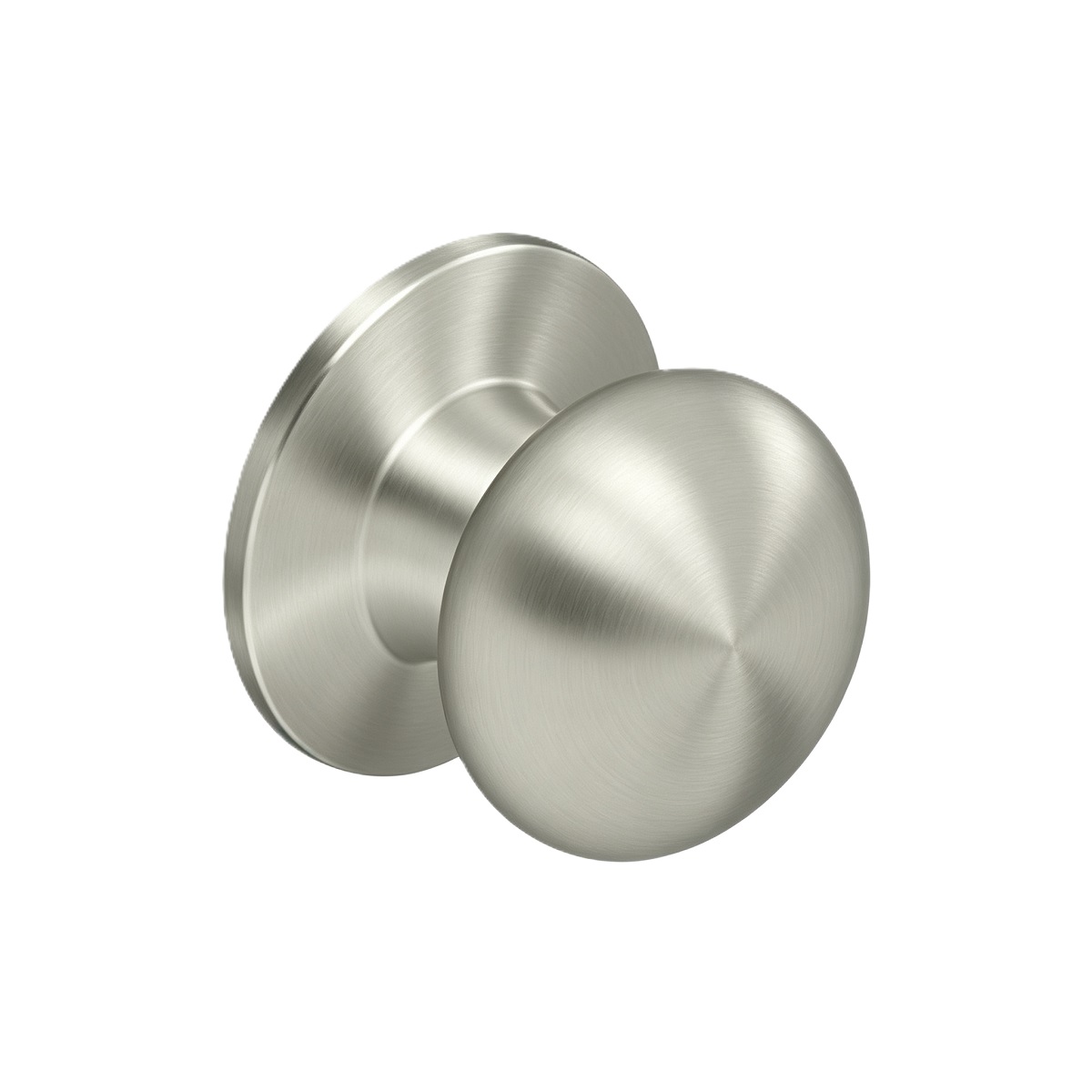 Satin Nickel Ball Single Dummy Door Knob Non Turning
