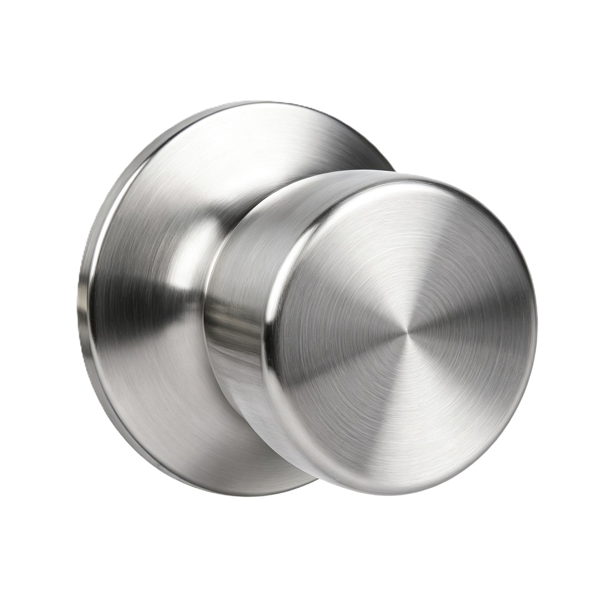 Satin Nickel Tulip Single Dummy Door Knob Non Turning