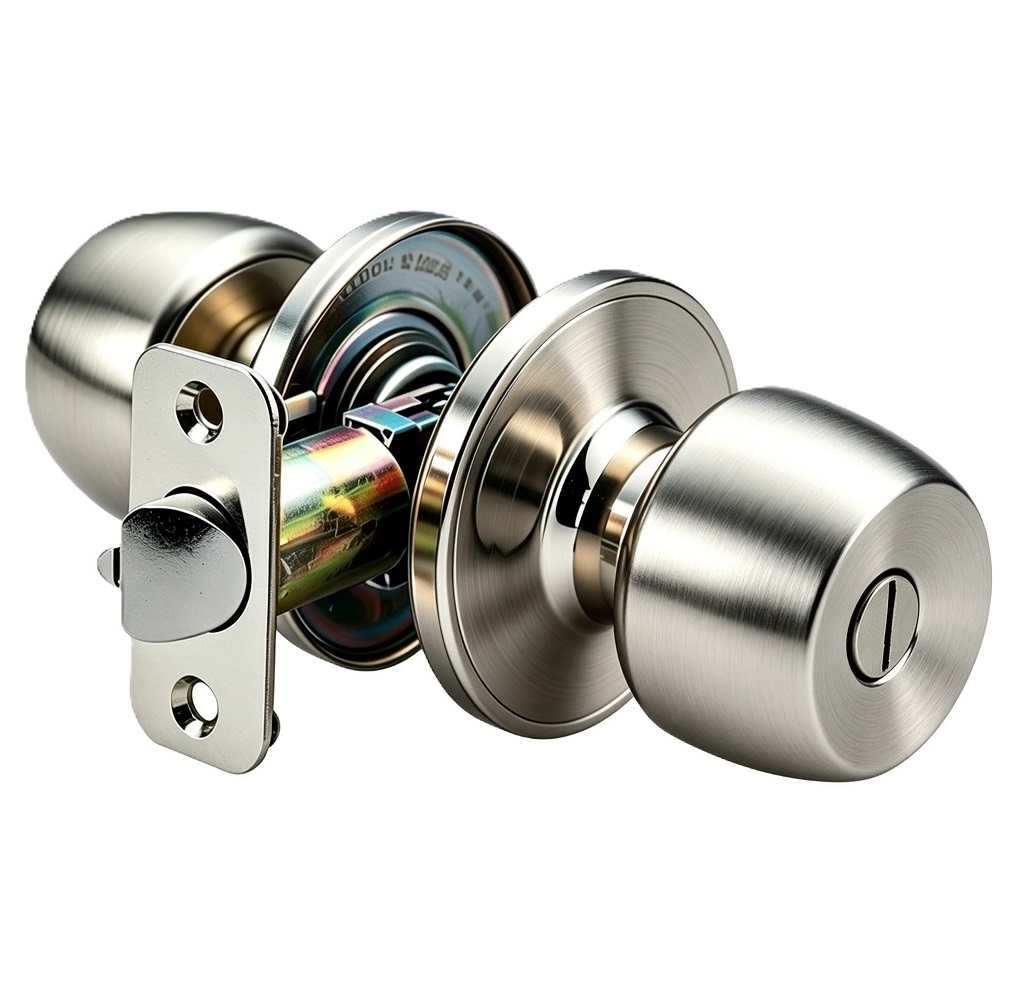 Tubular Privacy Door Knob Lock for Bedroom & Bathroom