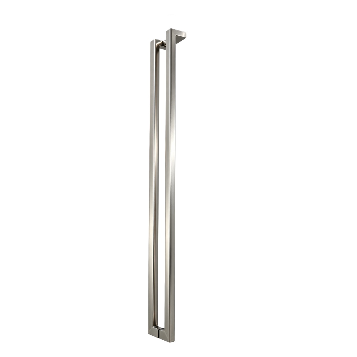 Square Tube Mitred Glass Door Pull Handle