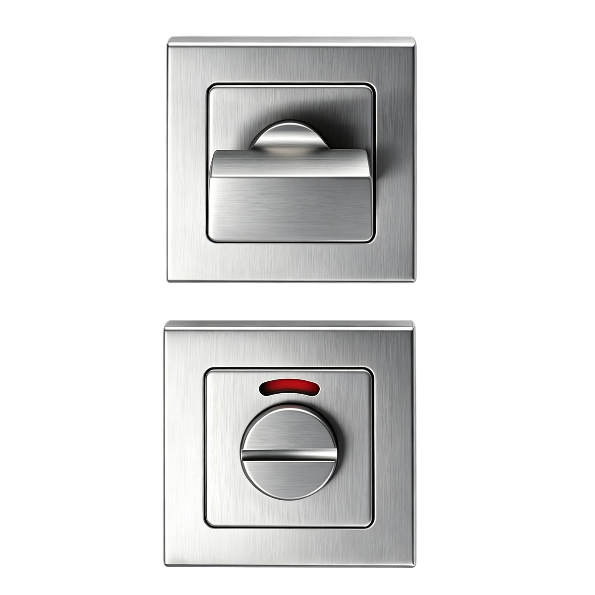 Stainless Steel Thumbturn & Release On Square Rose
