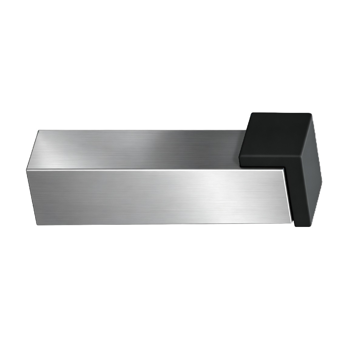 Square Tube Dual‑Mount Door Stopper (Wall & Floor Mount)