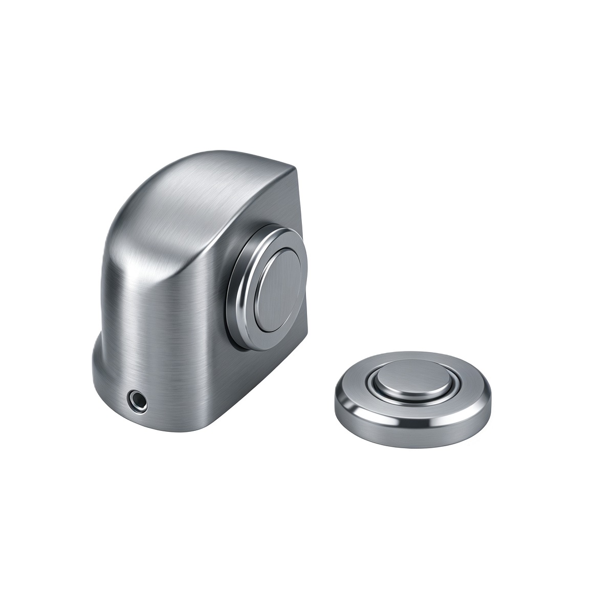 Modern Brushed Stainless Steel Magnetic Door Stopper