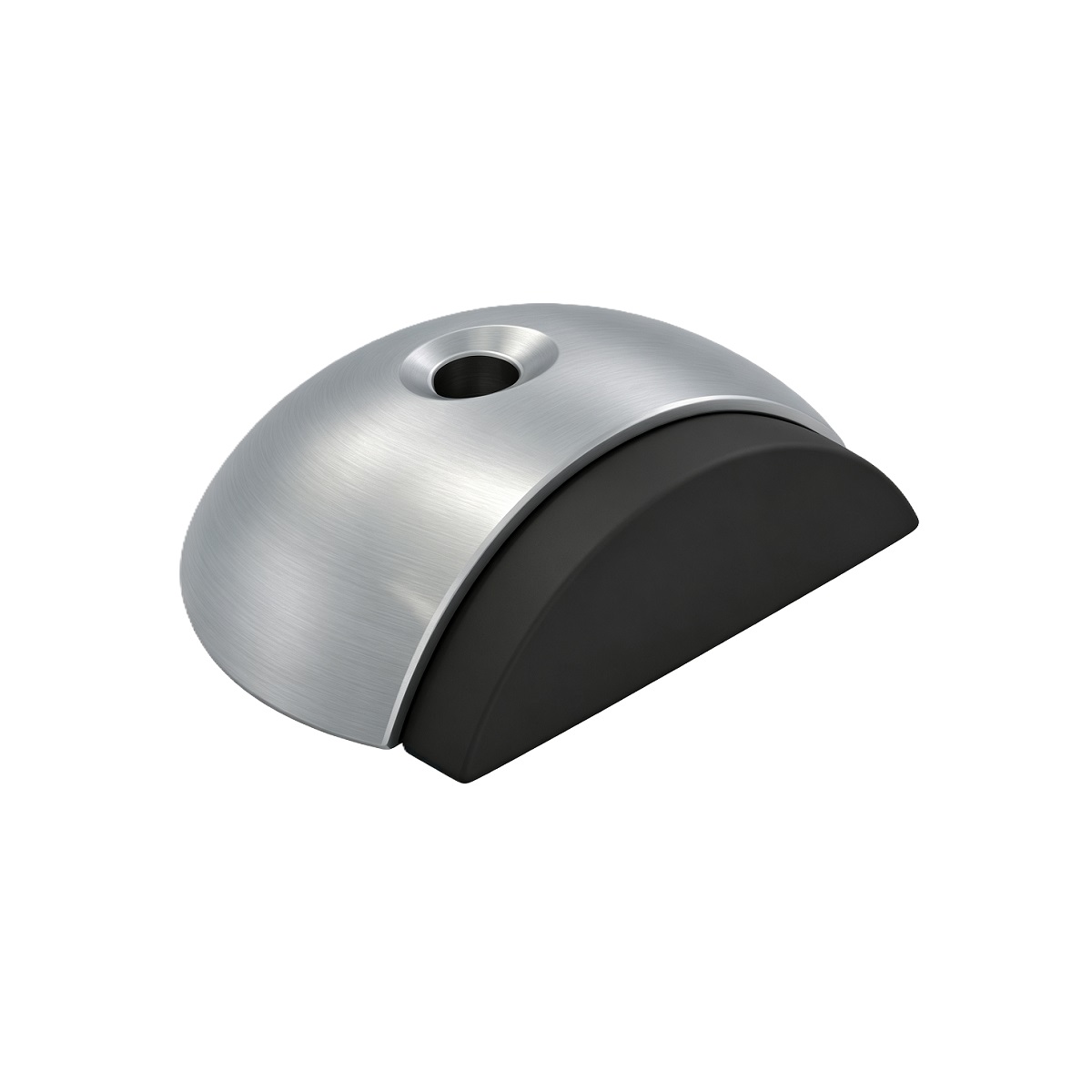 Half‑Dome Floor‑Mounted Door Stopper