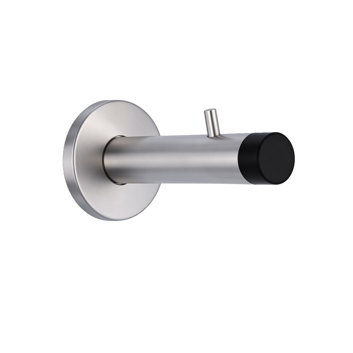 Stainless Steel Wall Door Stopper with Hook