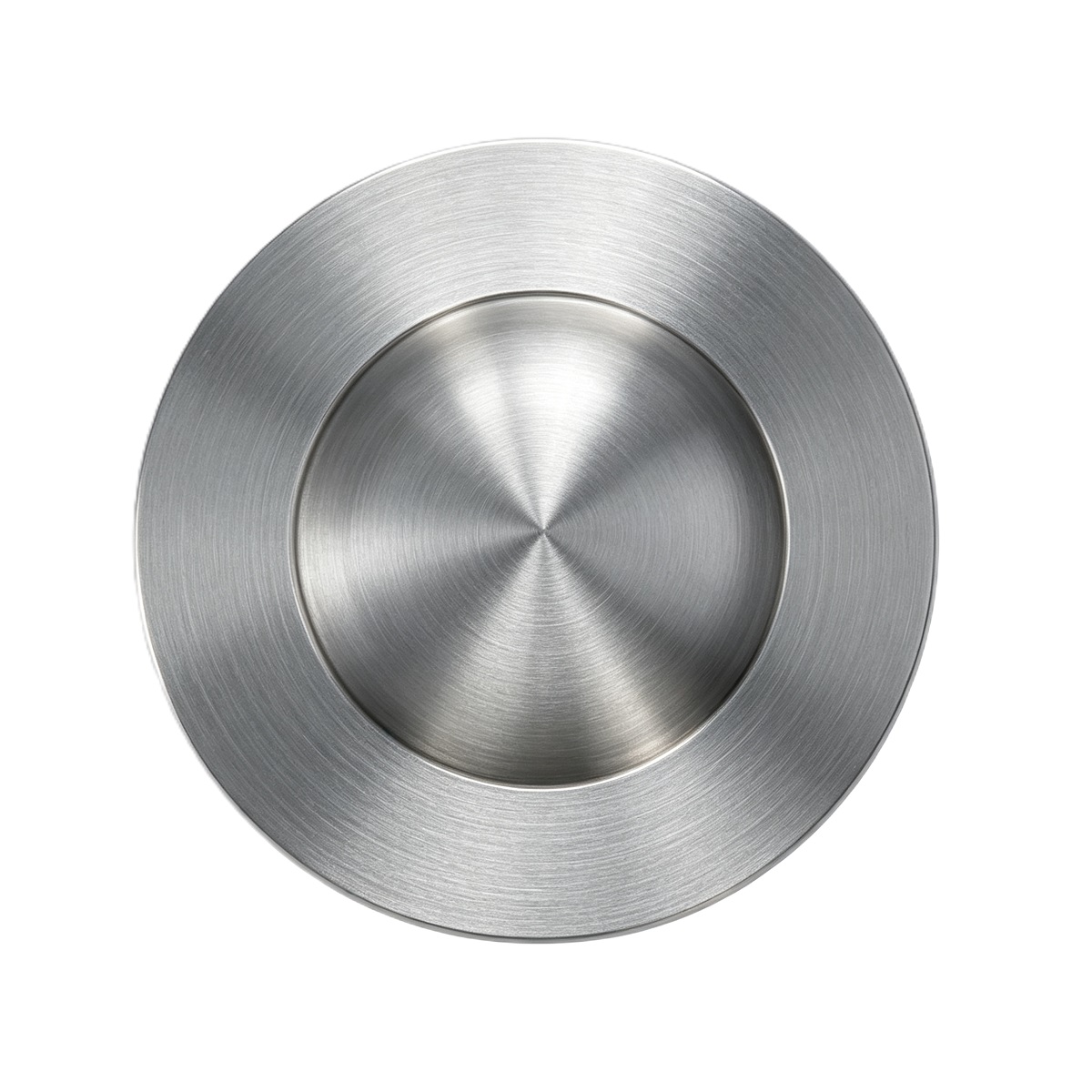 Round Recessed Flush Pull