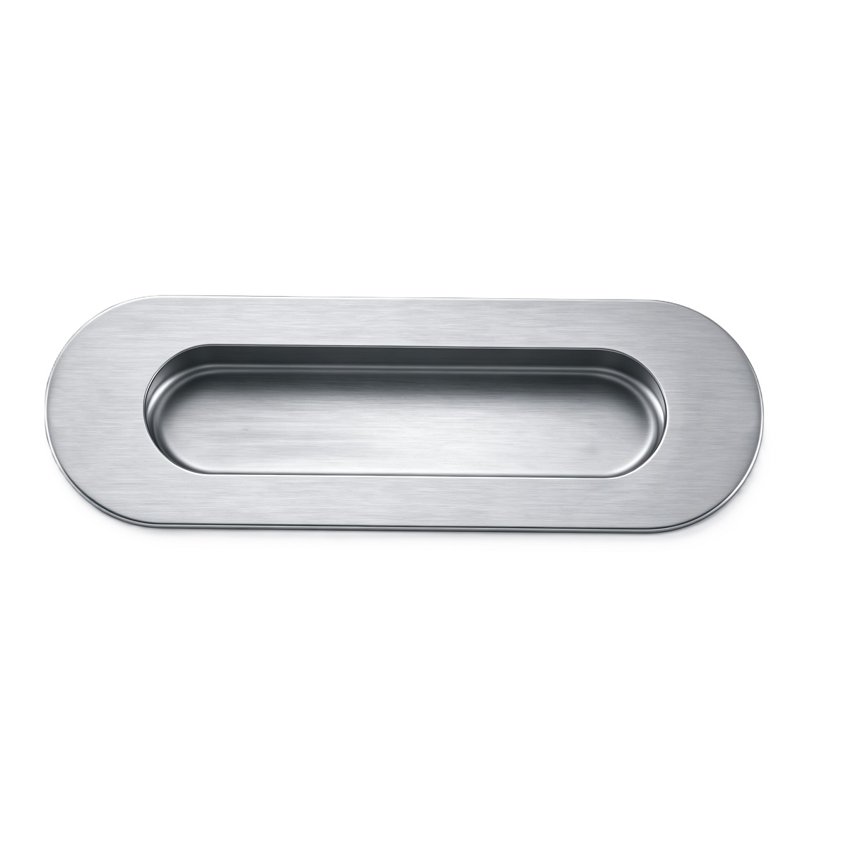 Oval Recessed Flush Pull