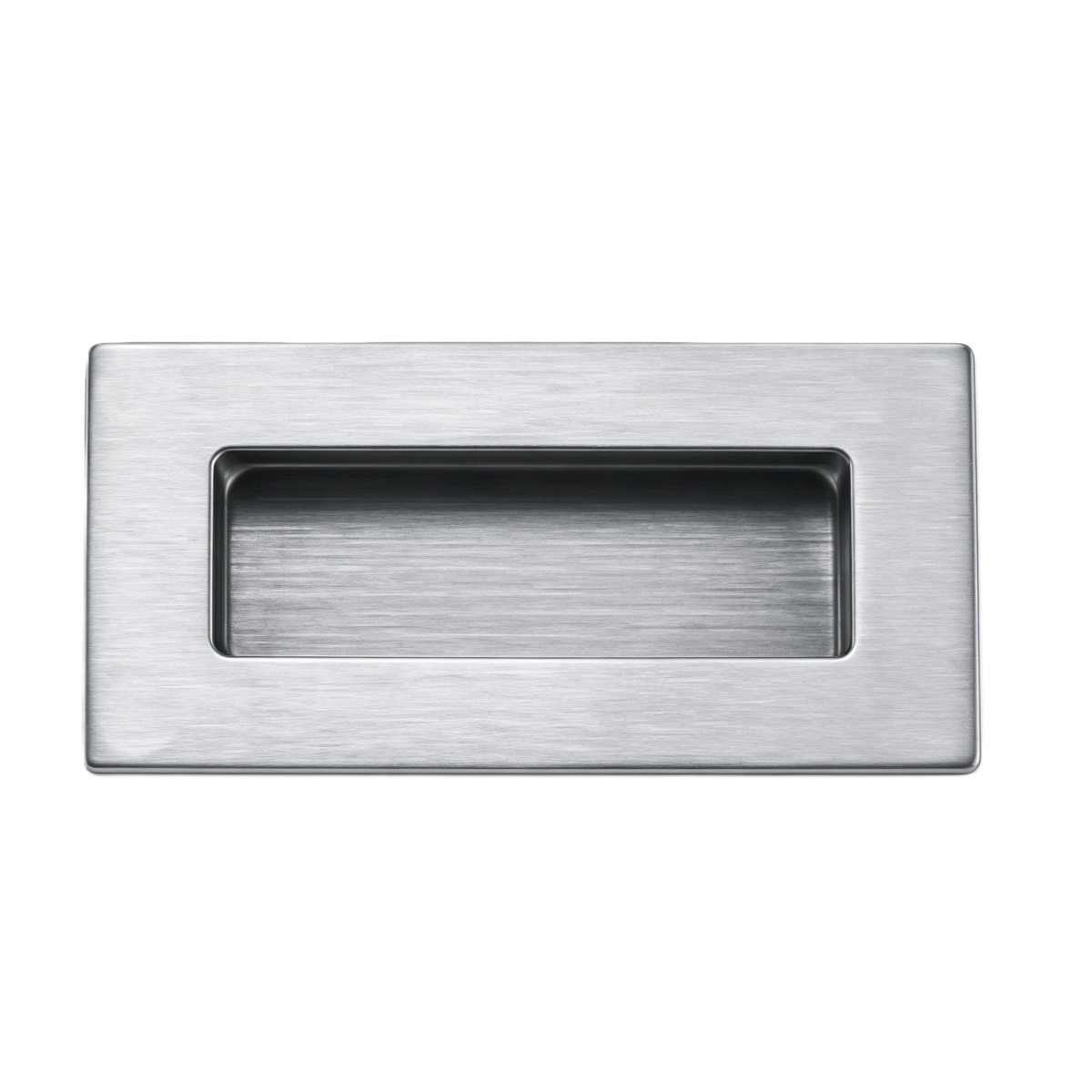 Square End Rectangular Recessed Flush Pull