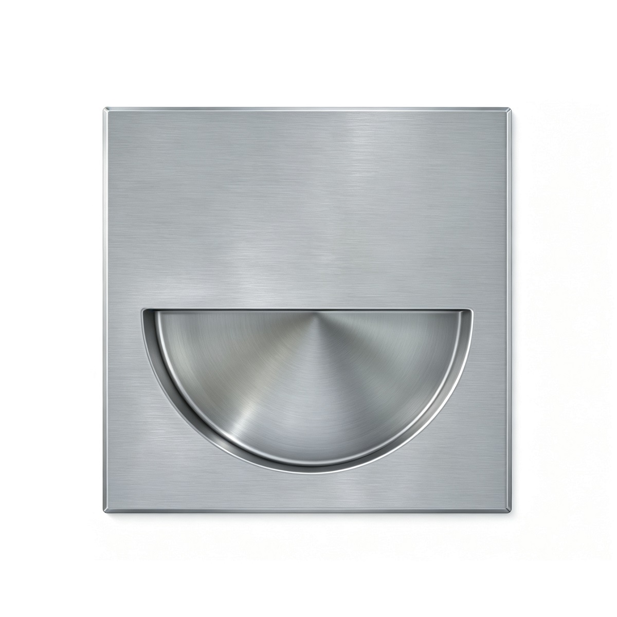 Semicircular Recessed Flush Pull