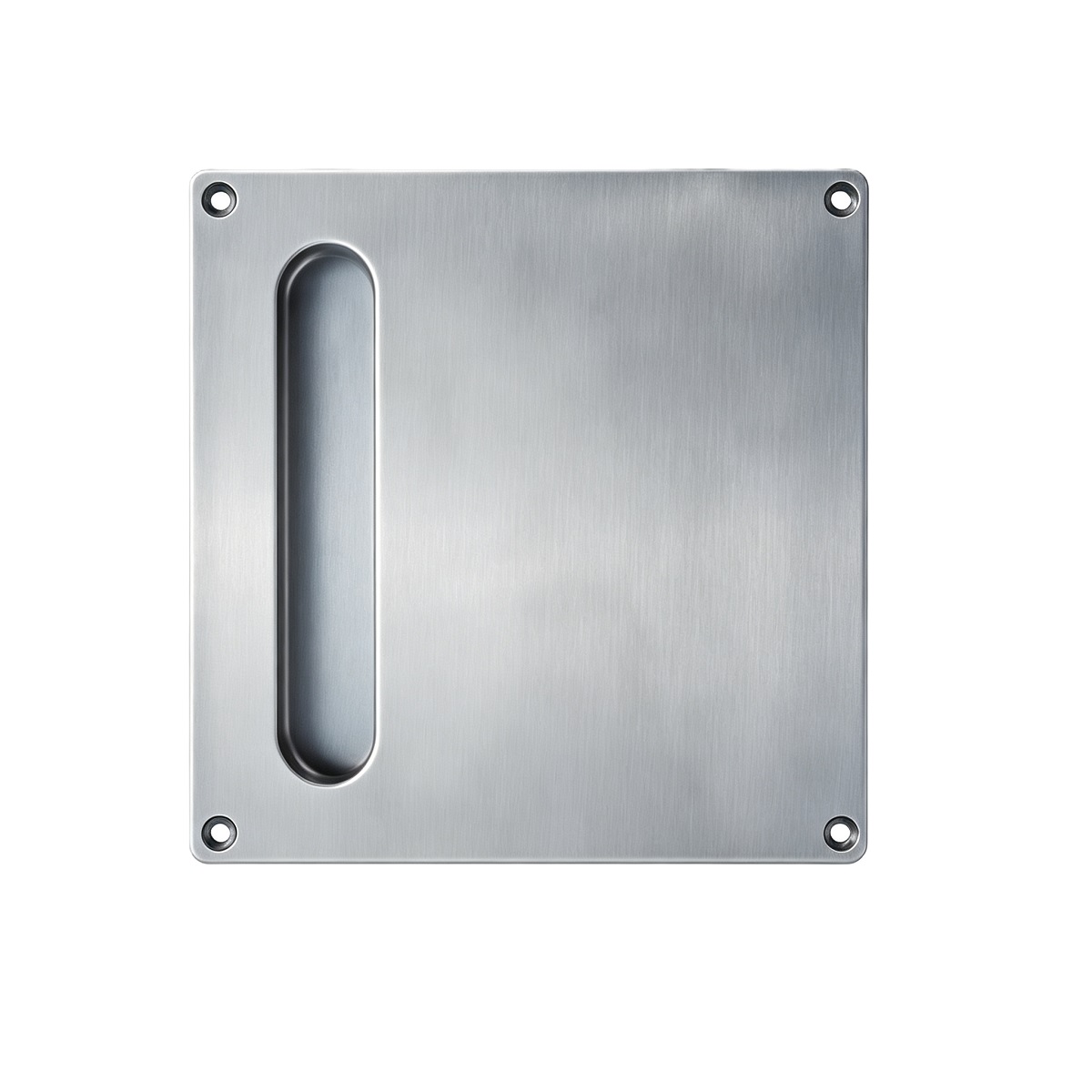 Square Surface Mount Flush Pull Plate