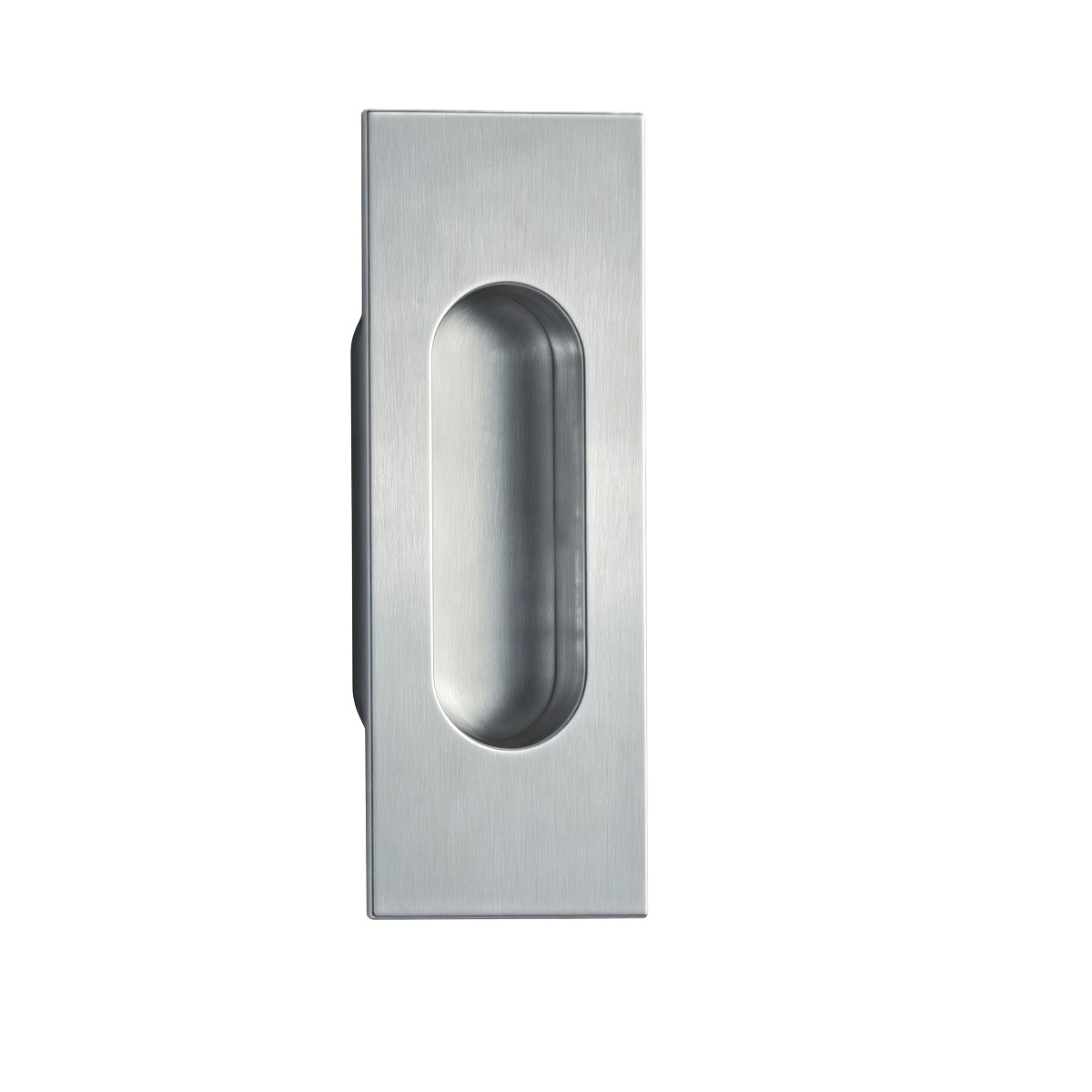 Oval‑Cutout Recessed Flush Pull