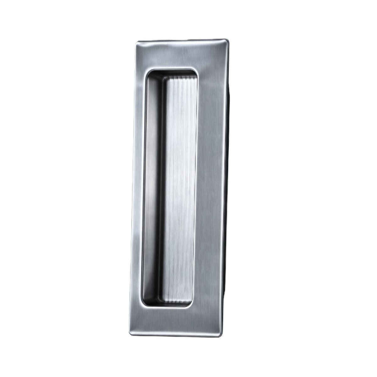 Knurled‑Grip Recessed Flush Pull