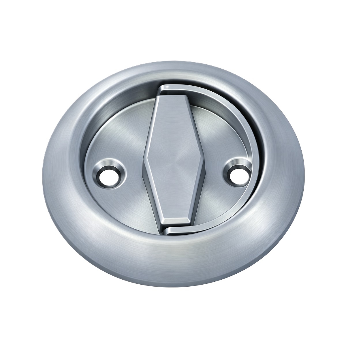 Round Recessed Flush Ring Pull