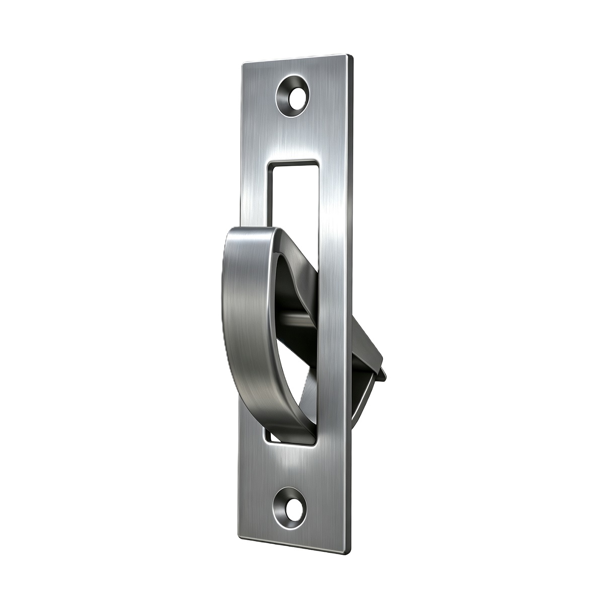 Rectangular Recessed Flip Up Lift Pull 90×25mm