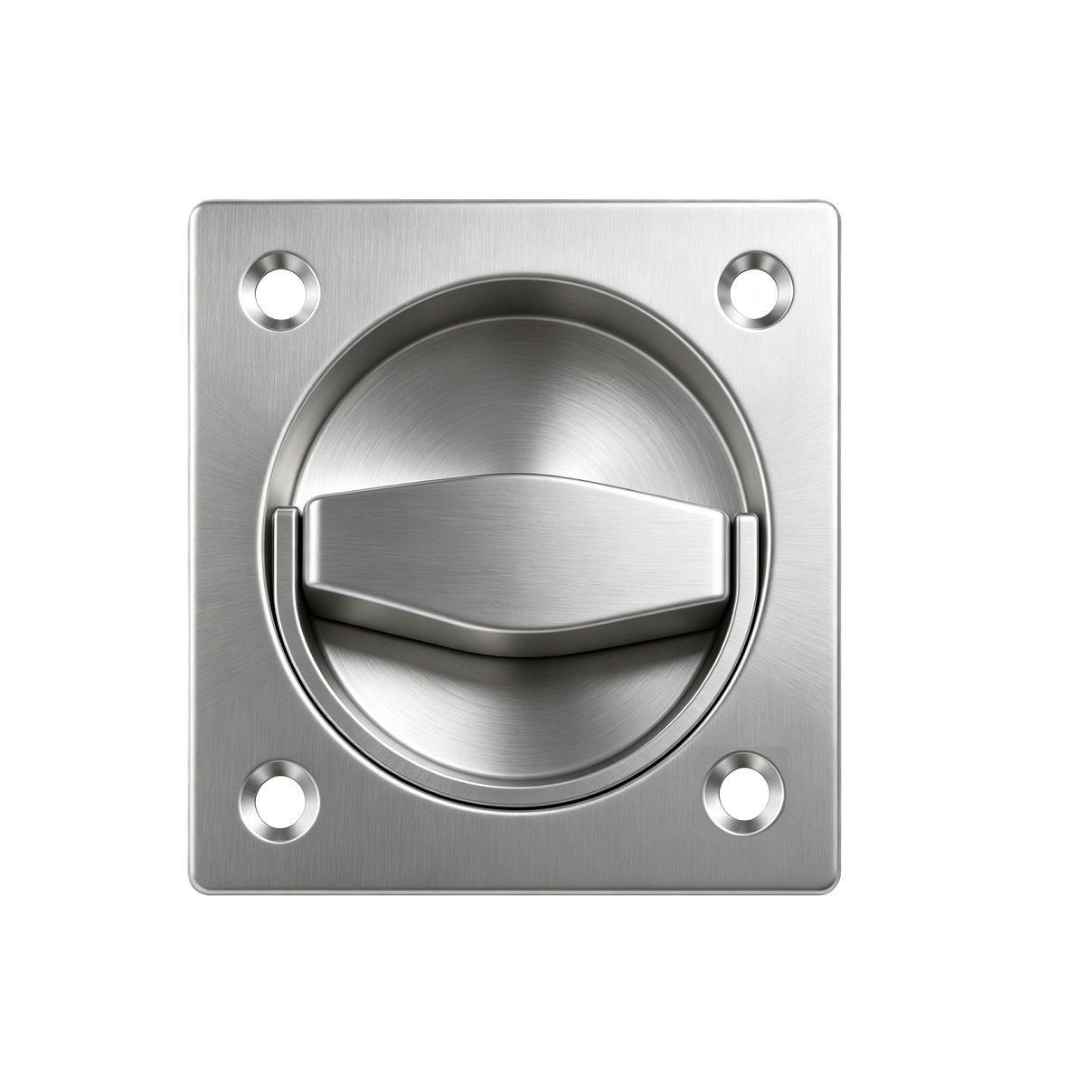 Square Base Flush Recessed Ring Pull 70×70mm