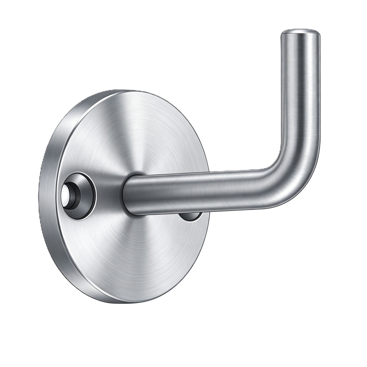 SUS304 Round Base J-Shape Wall-Mount Coat Hook