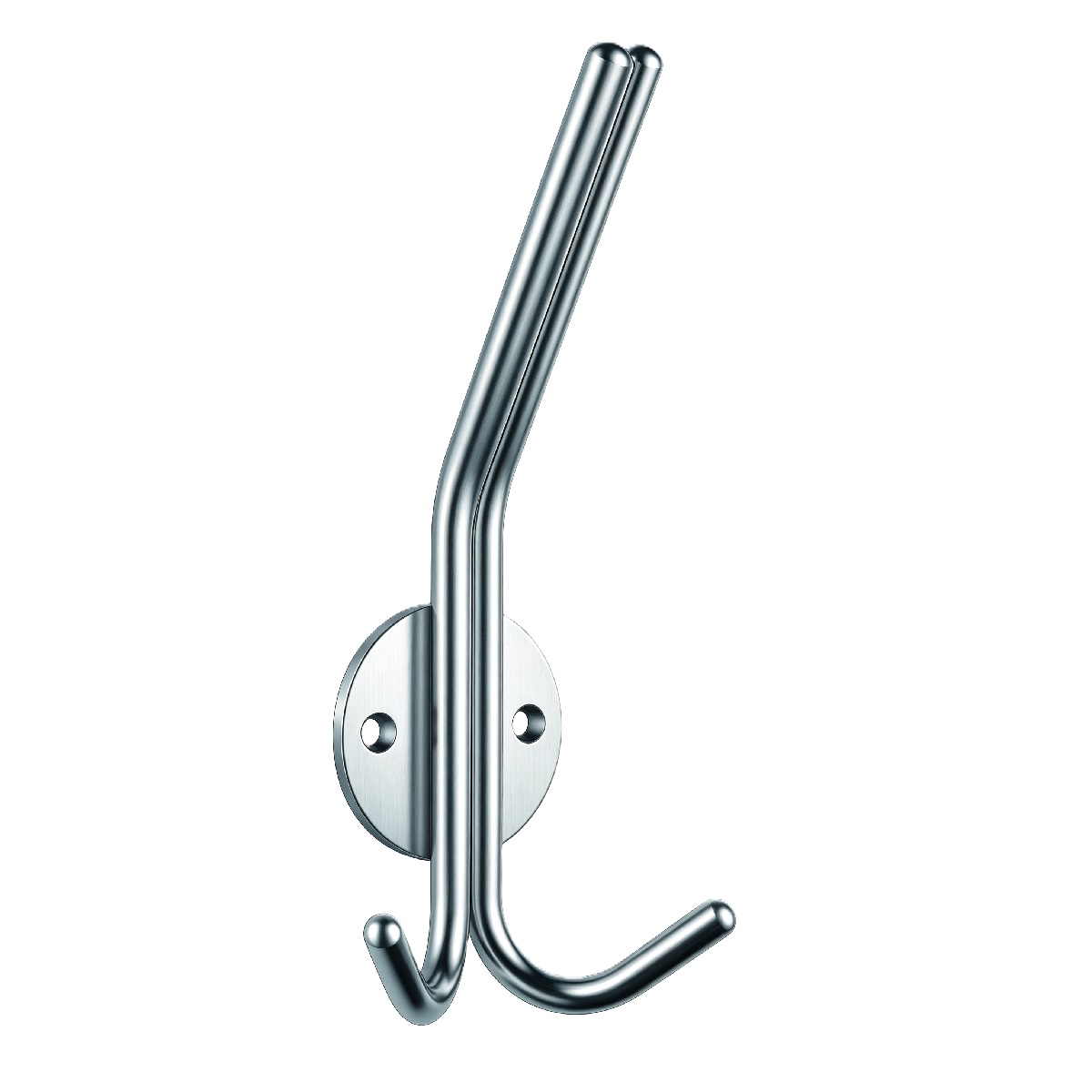 SUS304 Wire Double Prong Wall Mount Coat Hook
