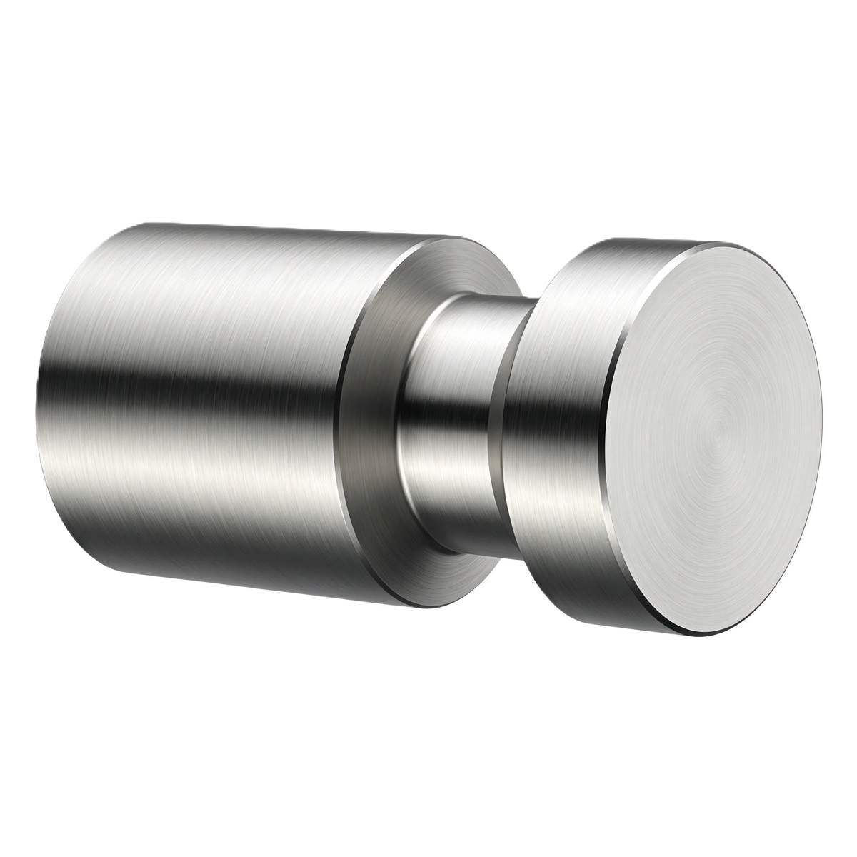 SUS304 Tiered Cylindrical Wall Mount Single Coat Hook
