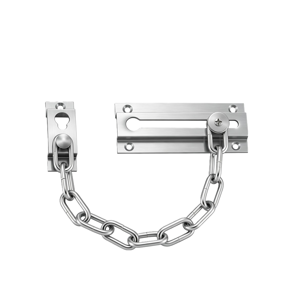 SUS304 Rectangular Plate Door Chain Guard
