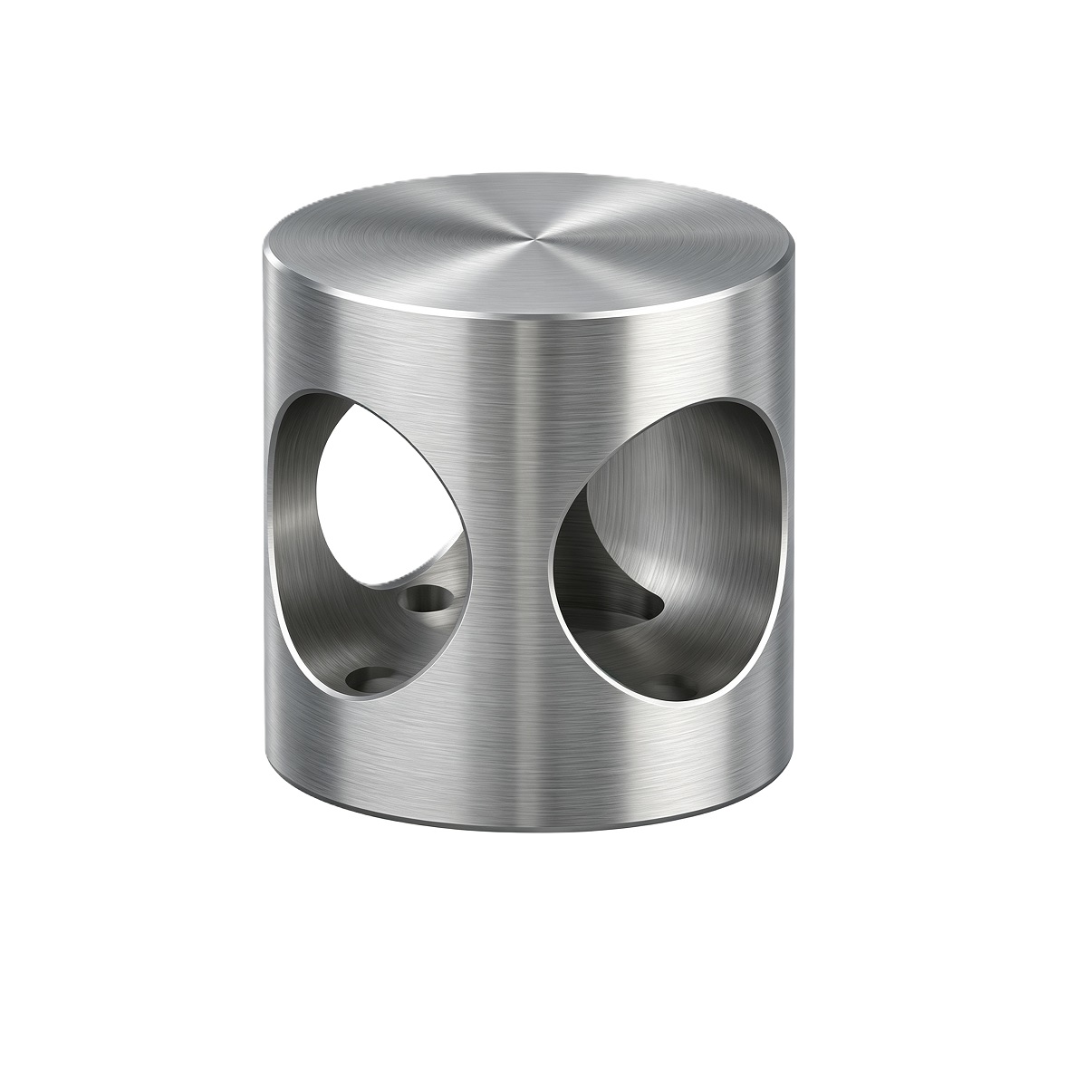 Partition Round Tube End Connector