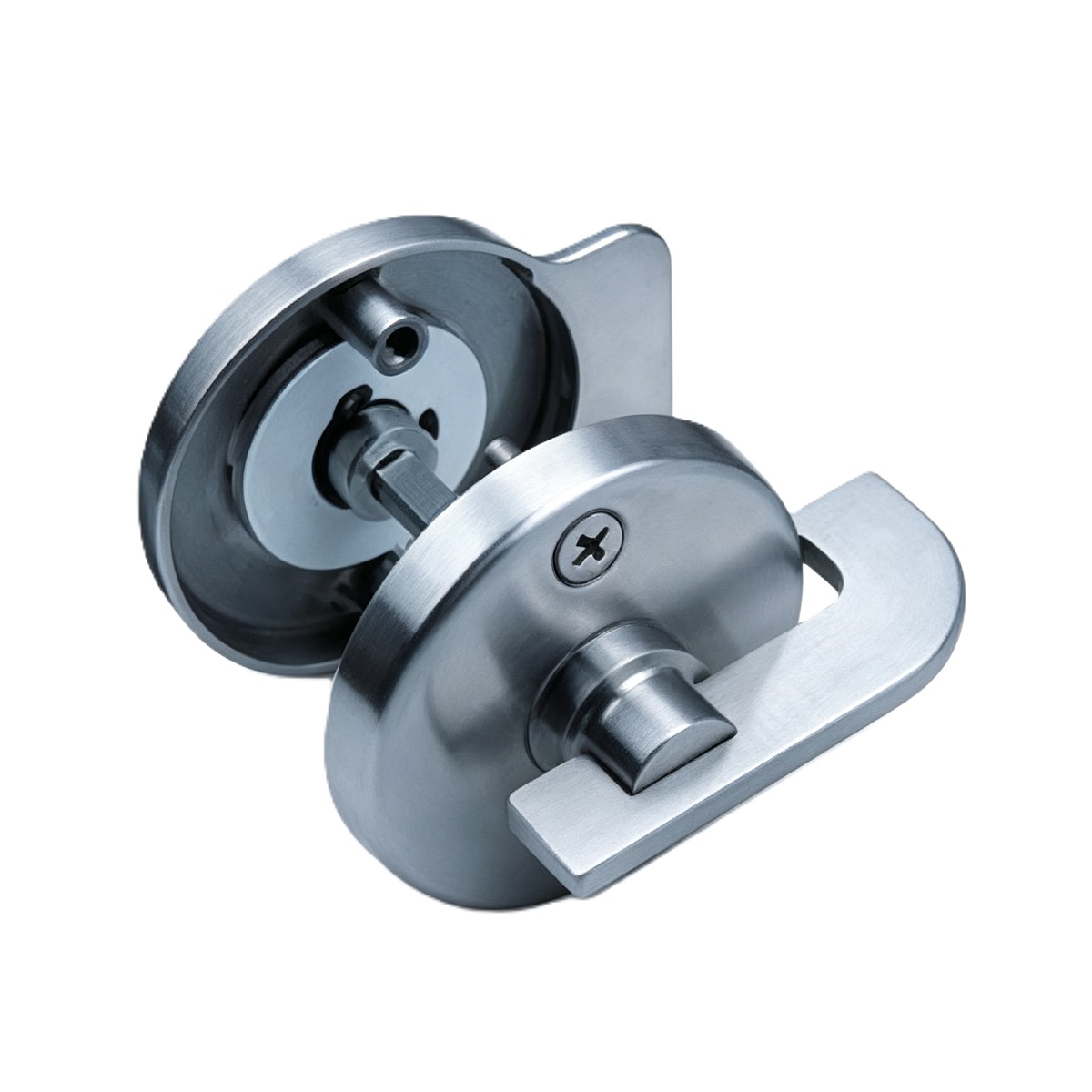 Toilet Cubicle Flat Toggle Indicator Turn Thumb Lock