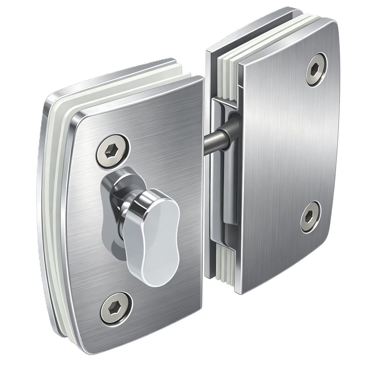 Door Lock For Glass Cubicle With Indicator
