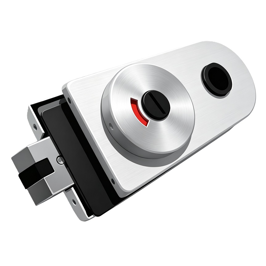 Toilet Glass Door Lock