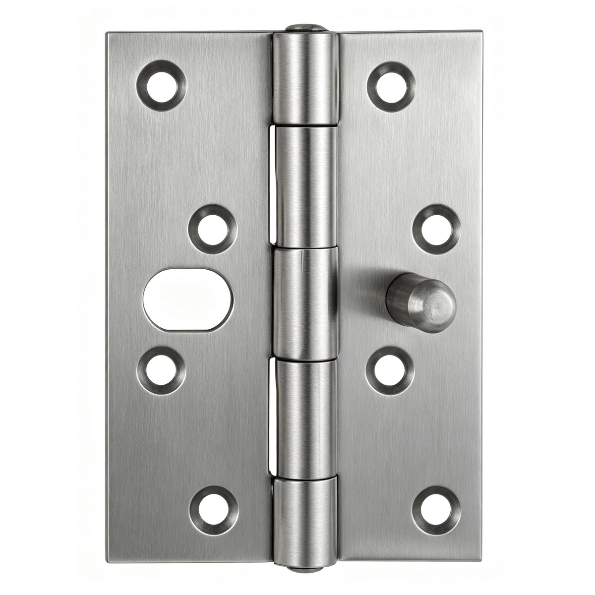 Riveted Pin Security Butt Hinge With Security Studs