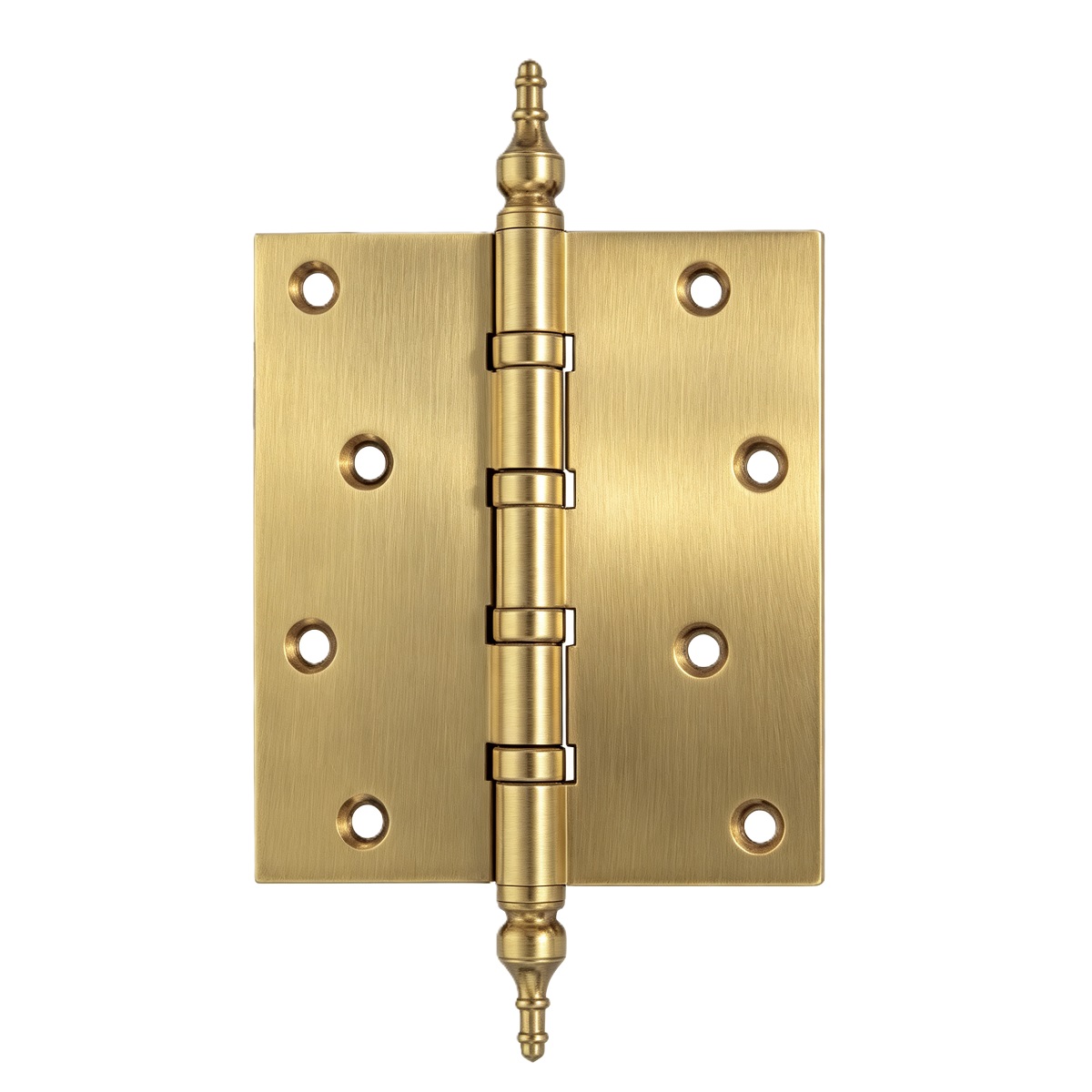 Solid Brass 4 Ball Bearing Butt Hinge With Pencil Tip