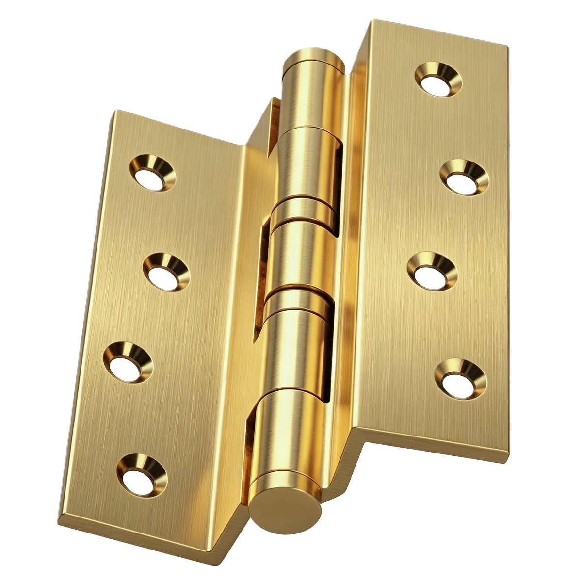 Solid Brass Cranked Door Hinge