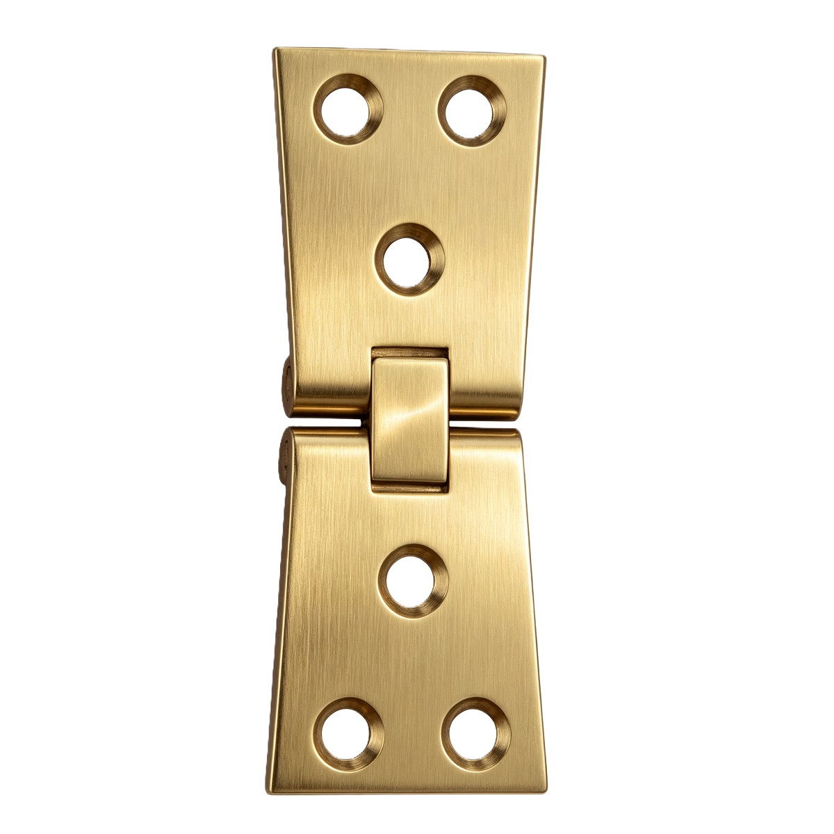 Solid Brass Tapered Leaf Cabinet Hinge