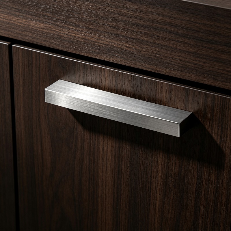 Flat Rectangular Bar Stainless Steel Furniture Pull Handle
