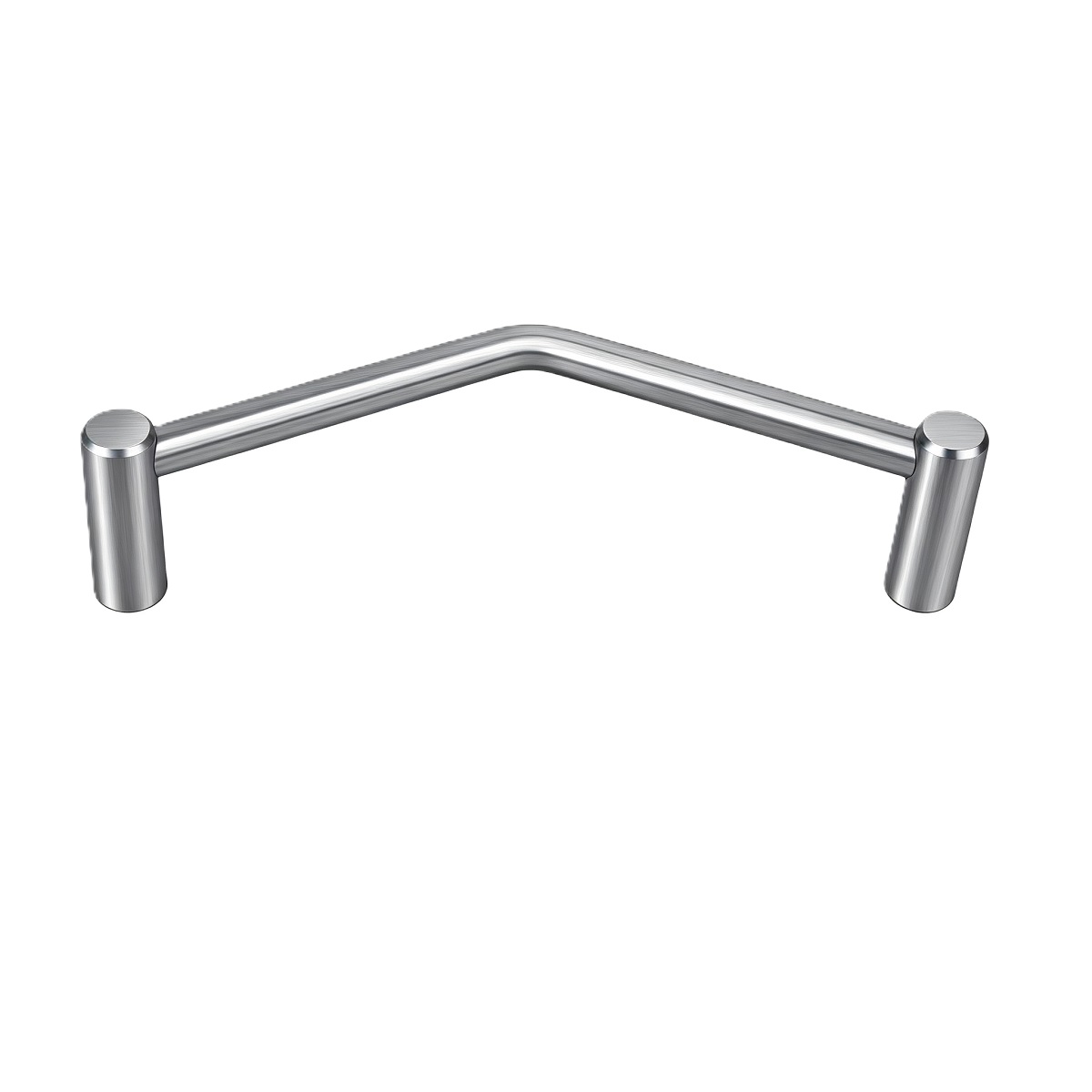 Square End Cap V Bow Stainless Steel Cabinet Pull Handle