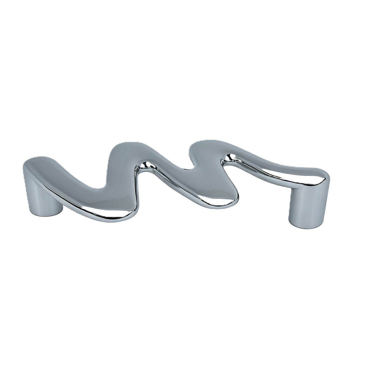 W Wave S Shaped Decorative Stainless Steel Cabinet Pull Handle