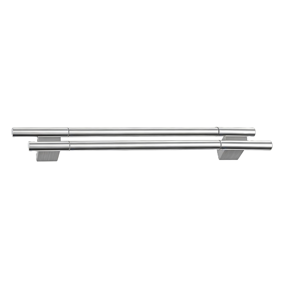 Dual Parallel Round Bar Stainless Steel Cabinet Pull Handle